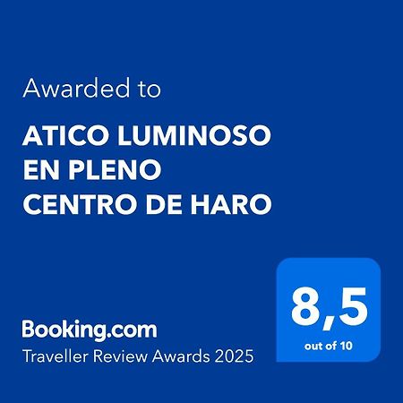 Ferienwohnung Atico Luminoso En Pleno Centro De Haro Exterior foto